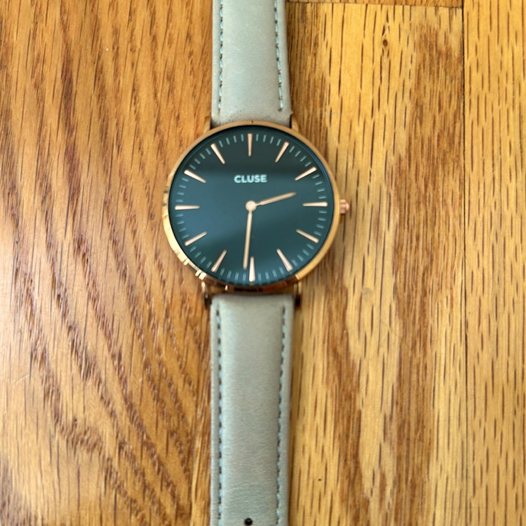 Cluse New Watch Black W/Rose Gold Tone & Leather Straps & Case — image 3 of 8